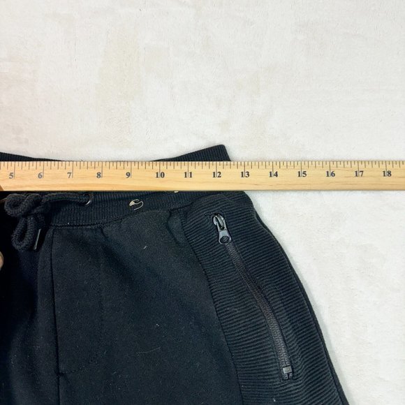 Urban Heritage Youth L Black Jogger Elastic Waist Drawstring Casual Sweatpants - Picture 6 of 12